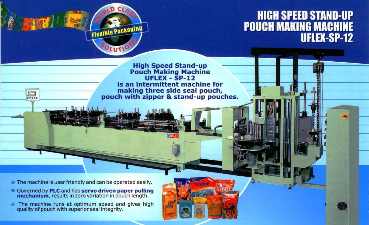 sanjaym1905's tweet image. #Pouchmakingmachine #uflex #uflexengineering  #pouches  #plasticpackaging #lamination #solventlesslamination #relam #packagingindustry #printingindustry #mlprecycling #ciflexoprinting #converting #printingsolutions #packaginginnovations