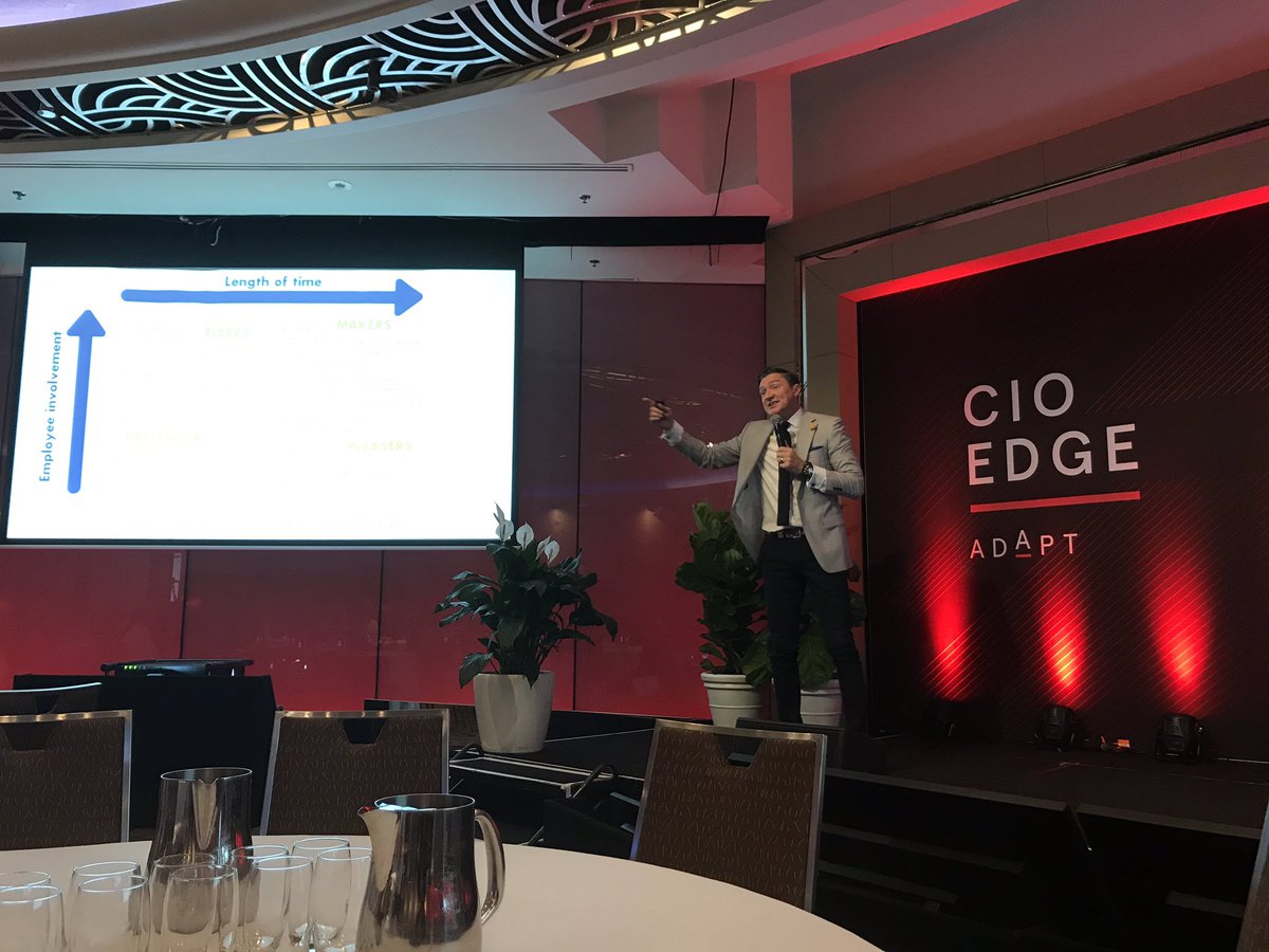 AstridGoss's tweet photo. Really enjoying the current session  @Adapt #CIOEdge 

CultureFix: How to build a great place to work. Colin Ellis 

https://t.co/kJDxpT2YDq https://t.co/n9qZZMgMi9
