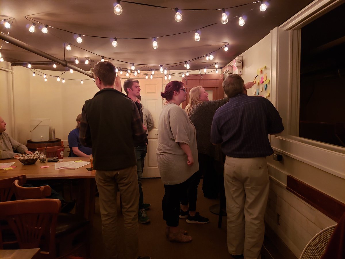 SpoQuality's tweet photo. Great #LeanCoffee meeting tonight! Thanks to everyone who made it out for the discussions! See you all next month! https://t.co/Nf6fQoYW8p