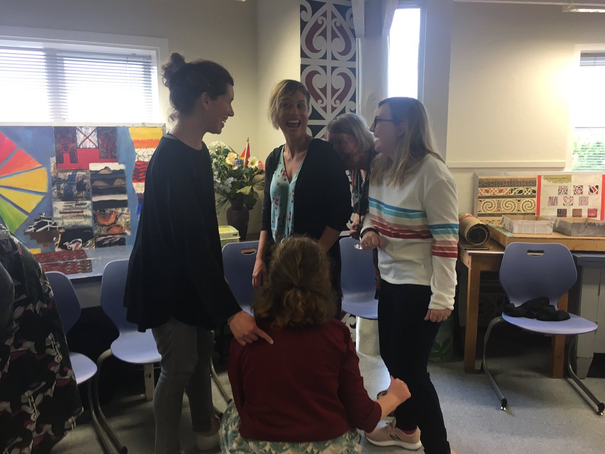 LaurieAnnLines's tweet photo. Had a great workshop yesterday! 😁Thanks to everyone participating in Indigenized forum theatre activities! @AshleighJane92 @LianaMacDonal13 @JoannaKidman @Pine20839840 #languagelearning #indigenized #forumtheatre #academicfun #decolonized https://t.co/hyRYVGorIV
