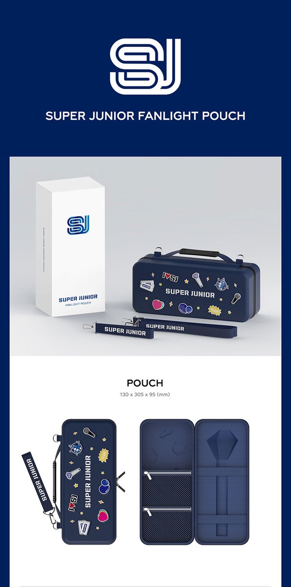 アイドル SUPER JUNIOR OFFICIAL FANLIGHT & POUCH Buy Super Junior - Official Fanlight (Light Stick) Special
