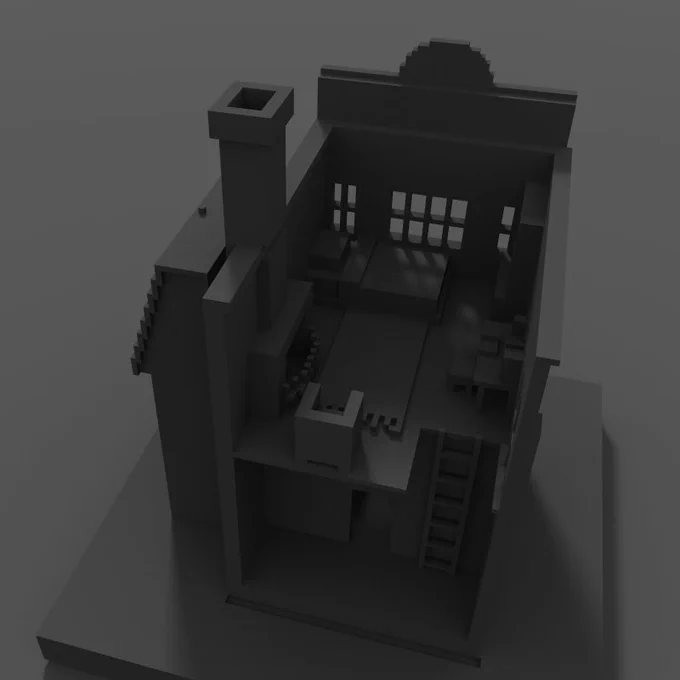 INTERIORS. Ok so the shelves aren't filled because no ones gonna see the inside, and I have limited time. 