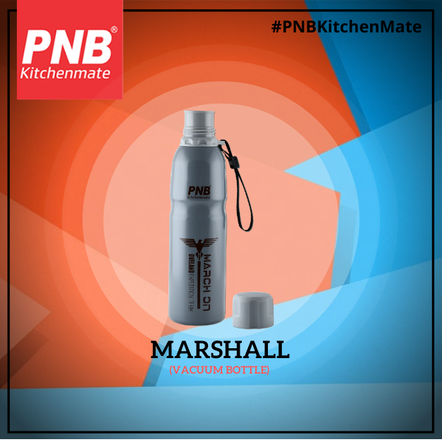 PNBKitchenmate's tweet photo. Need to keep your drinks hot or cold for long hours? PNB Kitchenmate has designed Marshall- solid, highly insulated vacuum bottle only for you. It is simple, strong and 100% reliable.
#PNBKitchenmate #stainlesssteel #kitchenware #kitchen #kitchendesign #kitchenutility #cookware https://t.co/Vzn9GjchS6