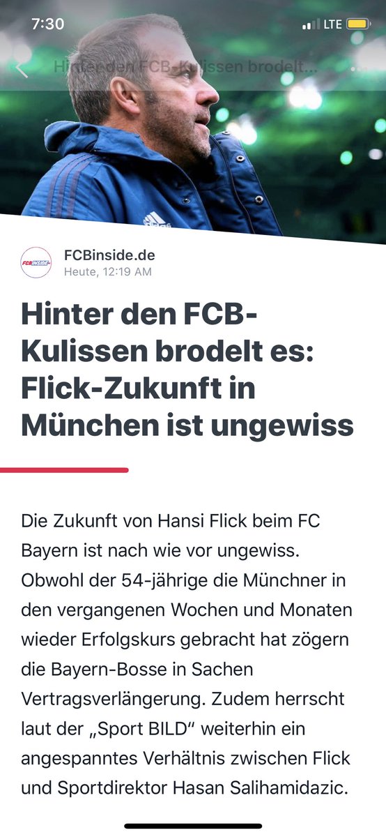 Robin_podcast's tweet photo. Wenn das stimmt und es an Salihamidazic scheitert dann .....werd ich Fan von dem Verein, der Hansi holt #markmywords #Fussball #FCBayern #Flick #Salihamidazic https://t.co/0feOEtL0x6