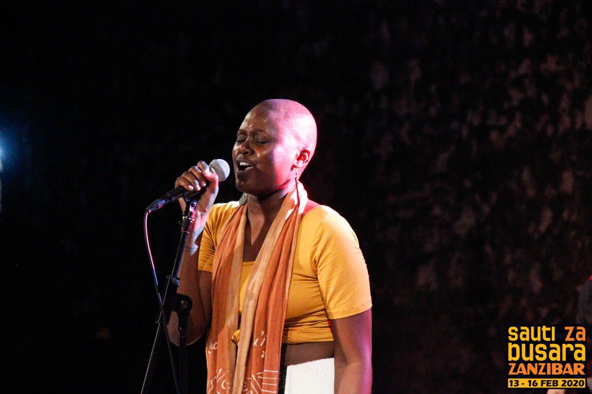 sautizabusara's tweet photo. Apio Moro kutoka Uganda during her liver performance at #szb2020
Photo credits : Rashde Fidigo
#lovelivemusic
#sautizabusara
#zanzibar https://t.co/9V9WBd1XJ3