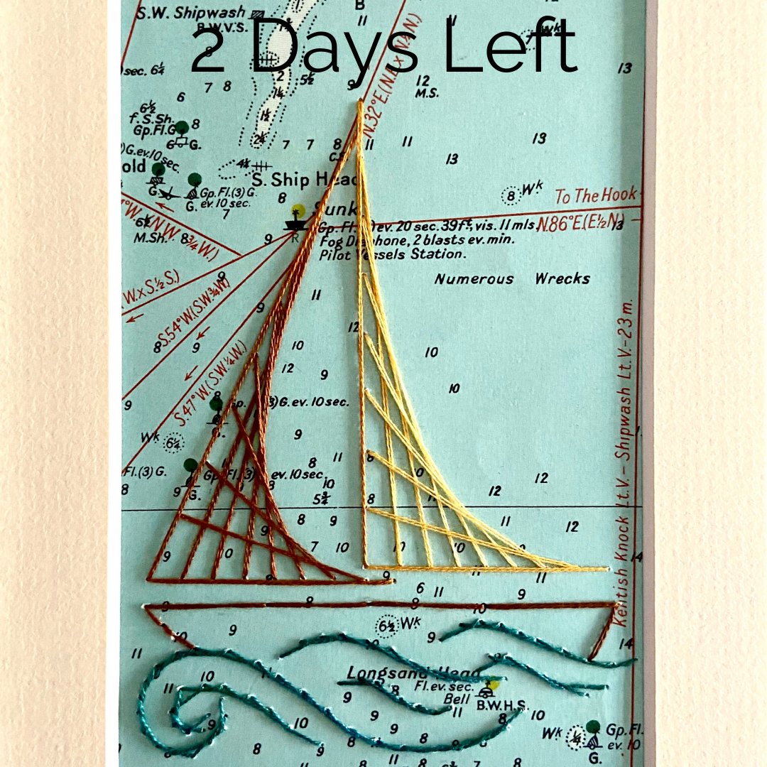 NaviStitch's tweet photo. It’s only two days until our Make 100 Sailing Boats Kickstarter ends! We have reached our goal and we are over half way to our stretch goal of 50 backers. We still have plenty of sailboats left! Get yours here: https://t.co/quahuUxtZg https://t.co/e5NfcZD7A8