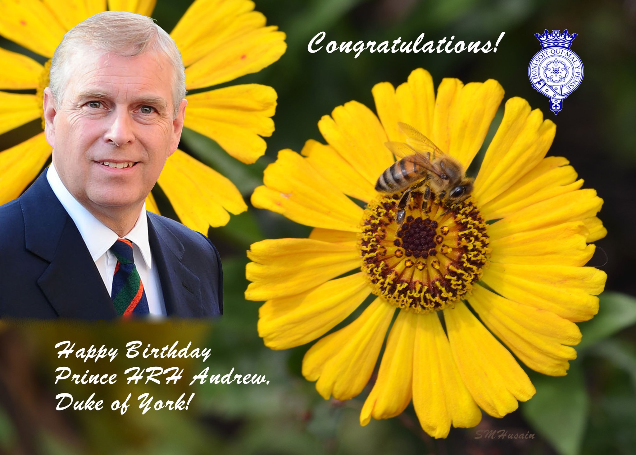  Happy Birthday HRH Prince Andrew, Duke of York! 