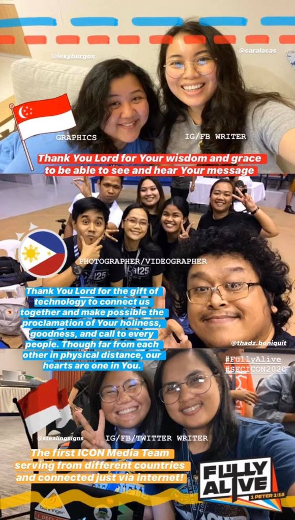 seyer_rj15's tweet photo. โOur HOLINESS is our constant YES to CHRIST.โ
GOD IS HOLY | I AM HOLY | FULLY ALIVE
"Be holy in all that you do, just as God who called you is holy." - 1 Peter 1:15
#Kristogram #LiveCatholic #CalledToHoliness #FullyAlive #SFCICON2020 #PassionforMission https://t.co/jJsPv8c4NX