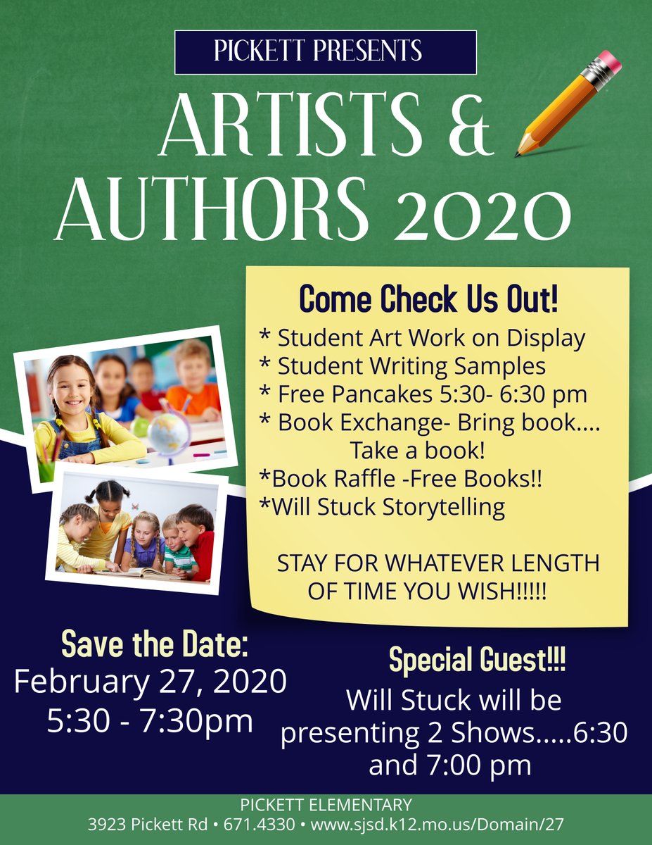 Come join us at Pickett on February 27 for a great time of fun.  Check out this flyer.......