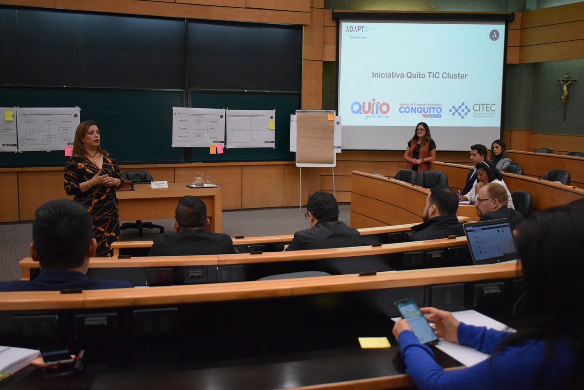 we_crespo's tweet photo. Empezamos a construir el Cluster Tech de Quito. Gracias al apoyo de @CITECec y @IDEbschool compartimos con representantes del sector privado, academia y sector público con la finalidad de generar, un plan de acción y política pública que permita potenciar al sector Tech del DMQ. https://t.co/x9jNVPmkY9