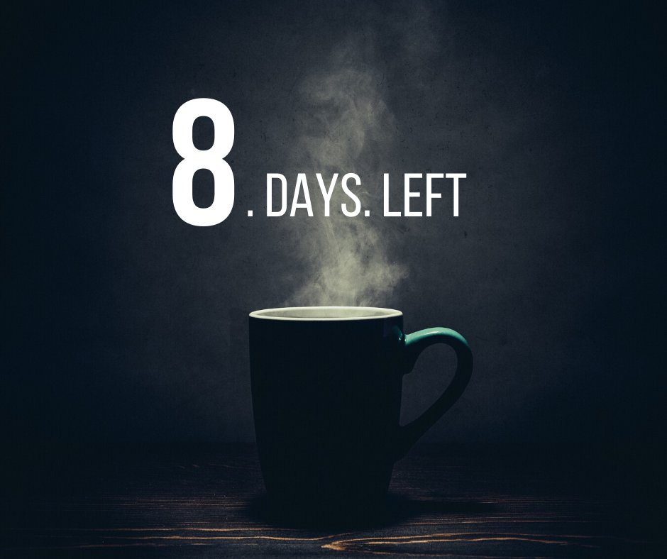 Remember there is only 8 DAYS LEFT to register for the Coffee Art Project London Edition 2019! .

Showcase your work at an International Arts Competition that is FREE to enter AND you have a chance to win £1000, register NOW! 🙌 .

REGISTER TODAY coffeeartproject.com/Register/London