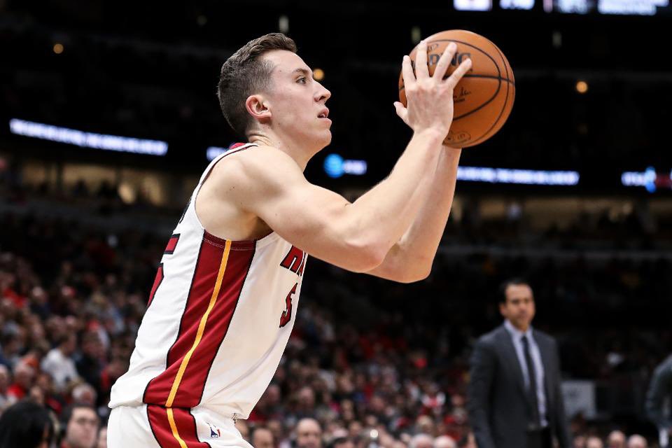 Games of 3+ 3-pointers through the first 69 games of a career, per <a href="/bball_ref/">Basketball Reference</a>:

▫️30 - Damian Lillard
▫️31 - Donovan Mitchell 
▫️32 - Luka Doncic
▫️33 -
▫️34 -
▫️35 -
▫️36 -
▫️37 -
▫️38 -
▫️39 -
🔥40 - DUNCAN ROBINSON 

#HEATTwitter