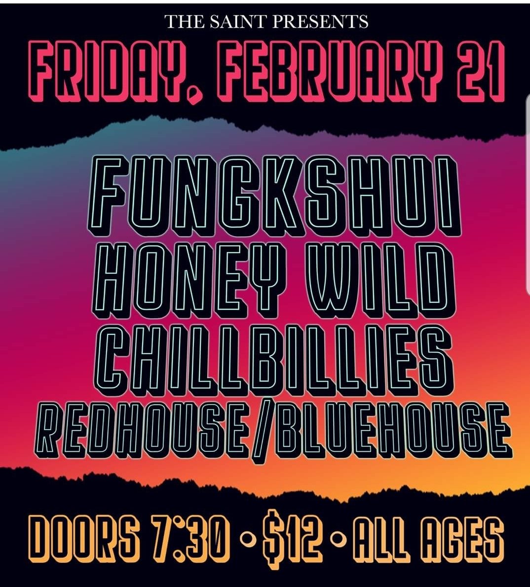 We added <a href="/RedHausBluHaus/">REDHOUSE/BLUEHOUSE</a> to our lineup at <a href="/the_saint_nj/">The Saint</a> w/ <a href="/Fungkshui_band/">Fungkshui</a> this Friday. Will be our 3rd show with them and if you don't know who they are, you're missing out.  #newjersey #events #shows #gigs facebook.com/REDHOUSEBLUEHO…
