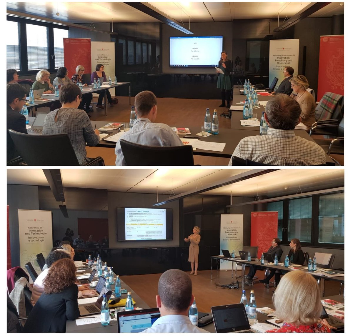 InnoBridgeEU's tweet photo. First day of Partnership InnoBrige  meeting in Bolzano, Italy #InnoBridgeEU. Sharing progress implementation of Action Plans! https://t.co/qYxnIrxnzp