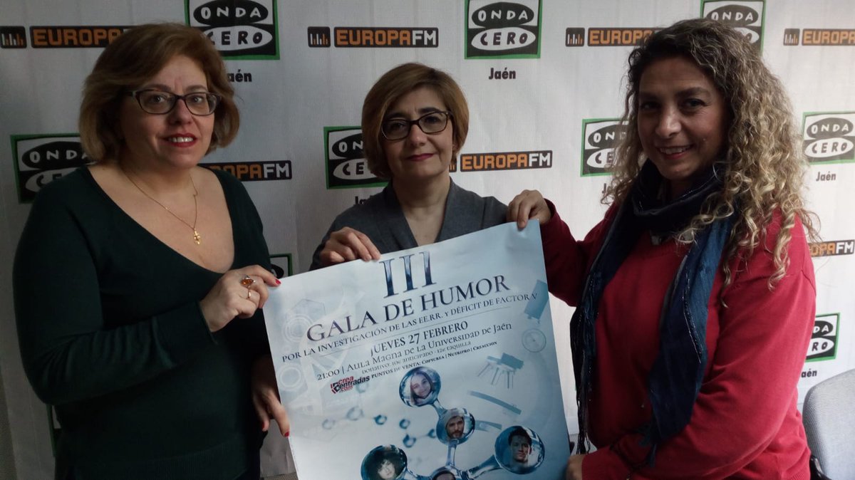 Seguimos #EnDirecto hablando de la gala benéfica de humor por las enfermedades raras <a href="/abydajaen/">Abyda Jaen</a> <a href="/CeliaUna/">una esperanza para celia</a> que se celbra el próximo 27 de febrero en #Jaén 
bit.ly/2vPqttW