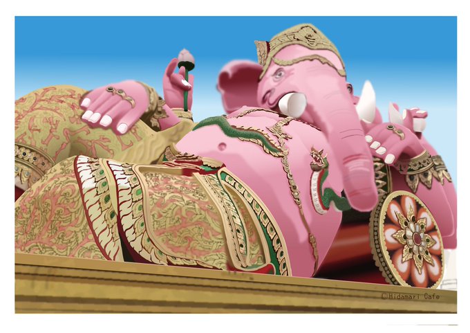 ピンクガネーシャのtwitterイラスト検索結果