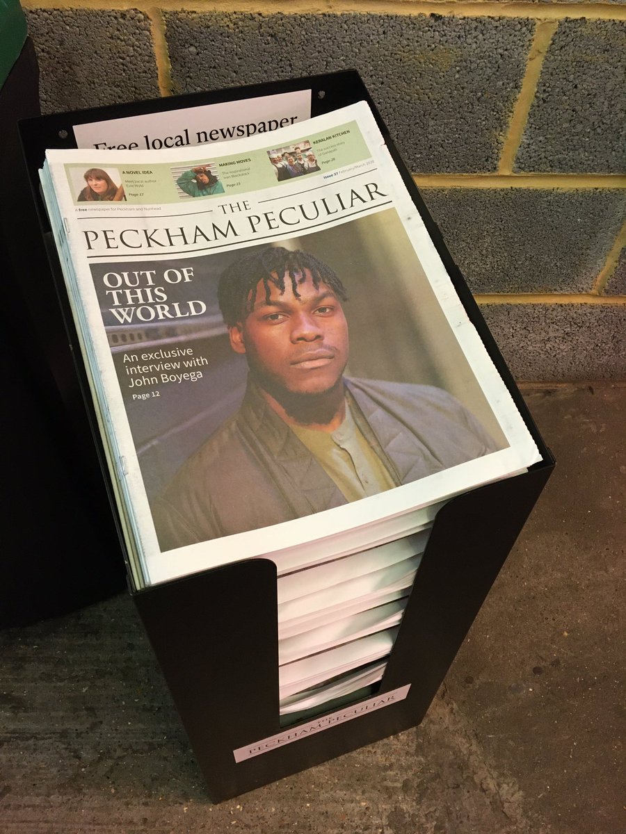 Breaking news... you can now pick up one of the very first copies of our new issue from Ayres Bakery, @Jay_Sopers @theoldnunshead @MountviewLDN Peckham Library, @CopelandParkSE @CopelandSocial @Peckhamplex @peckhamlevels Tops Caribbean Takeaway & @dkuksalon #hotoffthepress