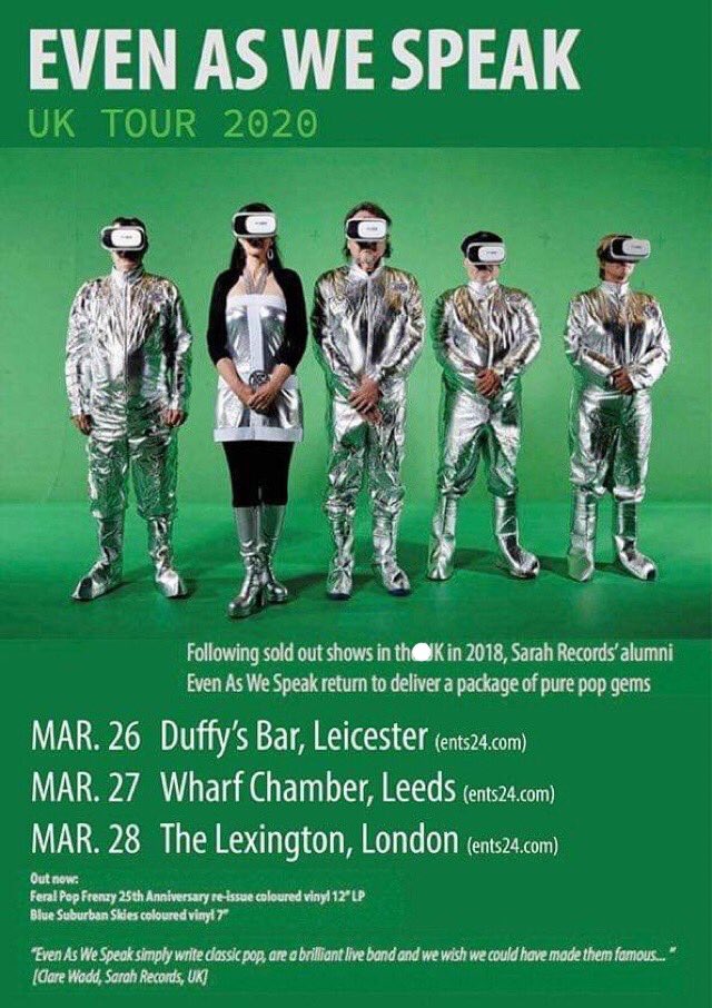 Super-proud that this fantastic band has asked my band Po! to support them! #leicester #gigs #indiepop #Sarah #duffys #guitarpop