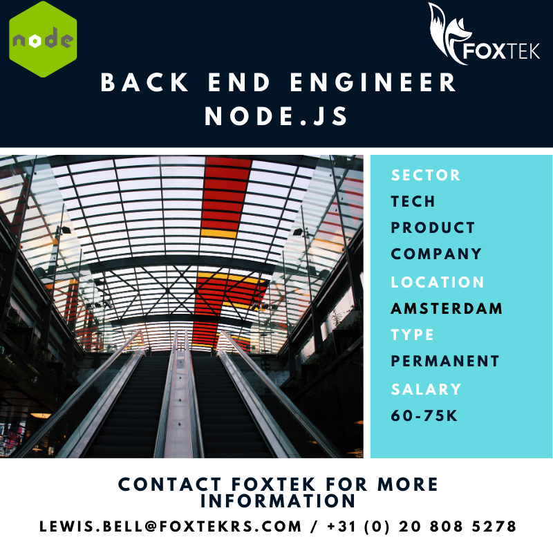 Foxtek_Recruit's tweet photo. Looking for a Backend role with Node.js &amp; Serverless Tech? 🤓

See full details here: https://t.co/9X5GpFaL64

#FollowFoxtek #OnlyTheBestJobs #JavaScriptJobs #AmsterdamJS #Backend #JavaScript #NodeJS #Node #JS #JavaScriptLover #FullStack #AWS #Cloud #Tech #JSConfEU #Amsterdam https://t.co/u7w67pd0Z5