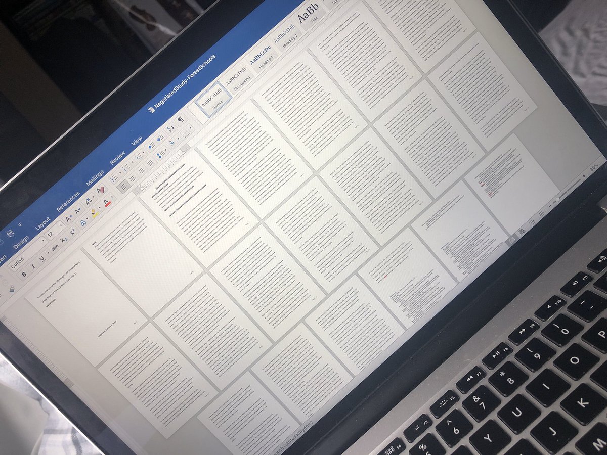 SeanMull99's tweet photo. Ahhhhhhh.... Negotiated Curriculum Study first draft complete, only 1000 words over and still needing to add loads more references from my note book! A massive relief the first bit is done - now to finalise the resource and cut down on the word count! #ForestSchooling @UPgce https://t.co/NlnDvGZI5m