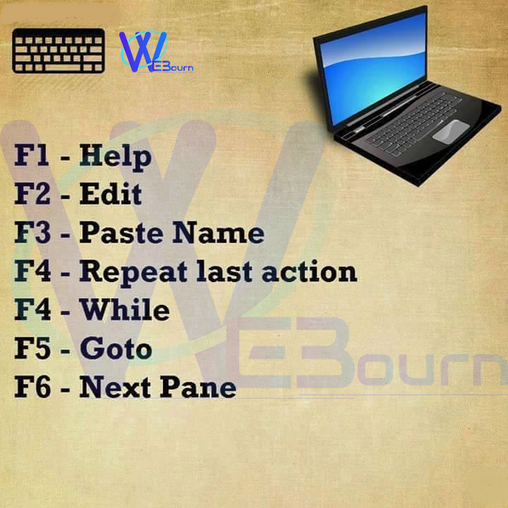 WebBourn's tweet photo. Computer Shortcut Keys.
To operate the computer, everyone needs to know.

#webbourn #socialmediamarketing #sisangram #mashikbazaar #website #digitalbangladesh #informationtechnology #computertips #techtips #shortcut https://t.co/xguog2vcwx