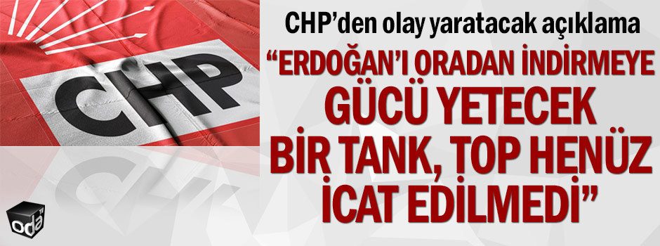 odatv's tweet photo. CHP'den olay yaratacak açıklama...
"Erdoğan'ı oradan indirmeye gücü yetecek bir tank, top henüz icat edilmedi"
https://t.co/m4ValtZOtW https://t.co/x2kCIU7oIG