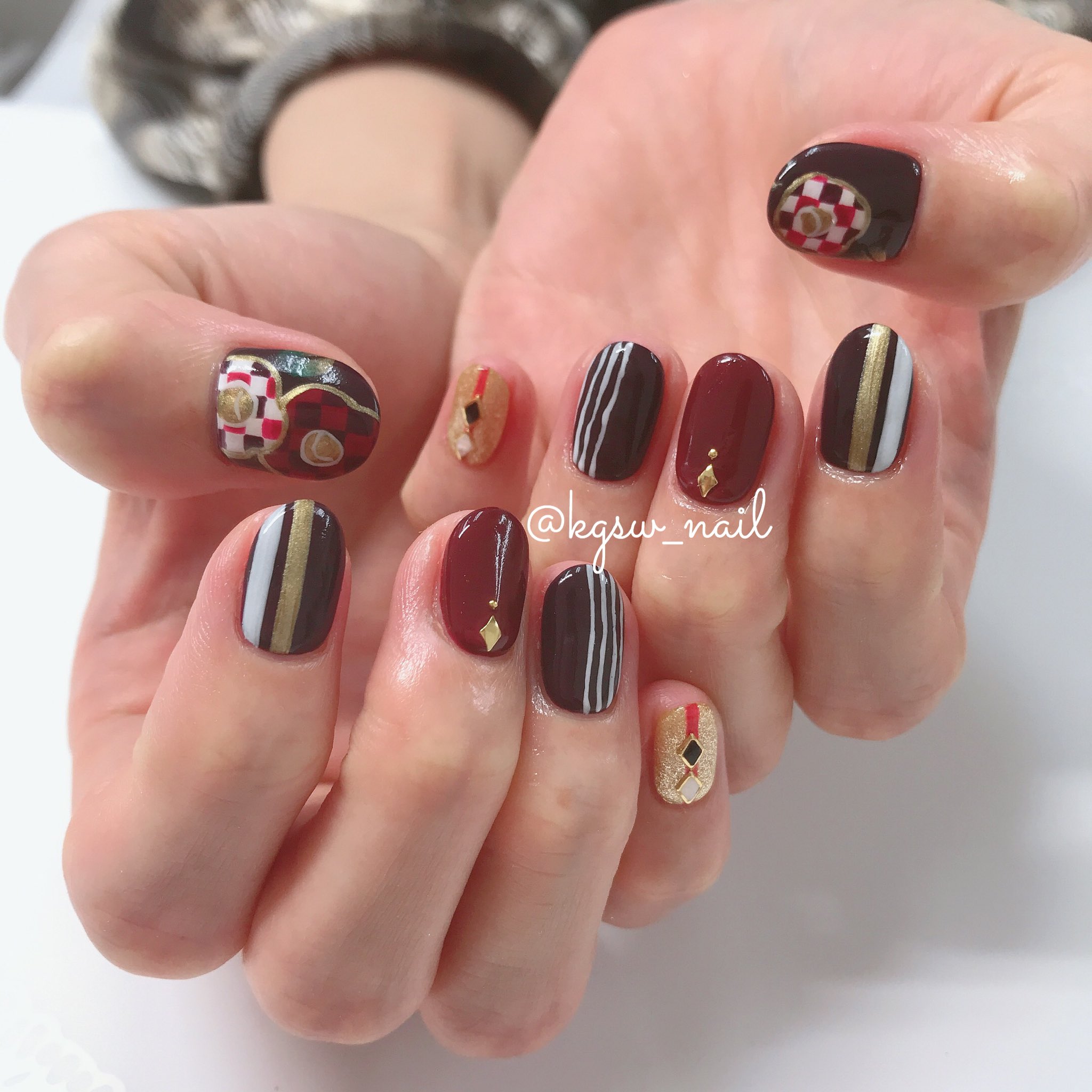 Nail Salon Muah Pa Twitter お客様オーダー モチーフネイル 加州清光 軽装のイメージでシンプルでモダンなデザインに ご来店ありがとうございました T Co Wqc1dnef Twitter