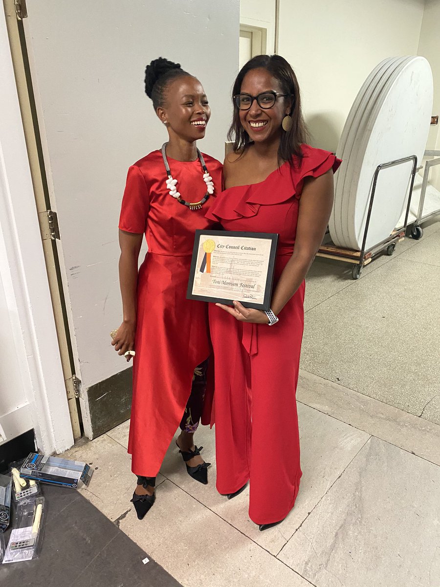 The First Annual Toni Morrison Festival at the Brooklyn Museum was a runaway hit. Special thanks to these two catalyst. #ToniMorrisonFestival #literarycitizens