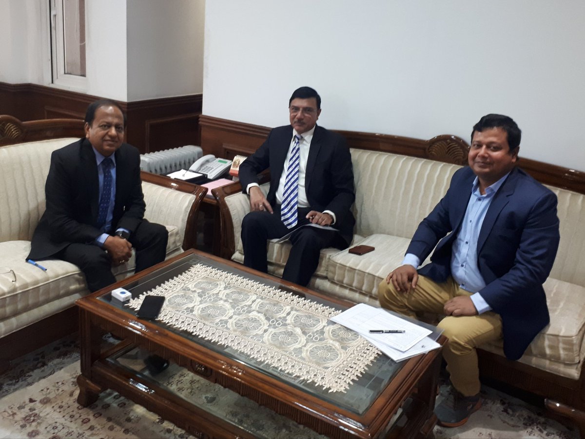 Meeting with CMD, WAPCOS at New Delhi.