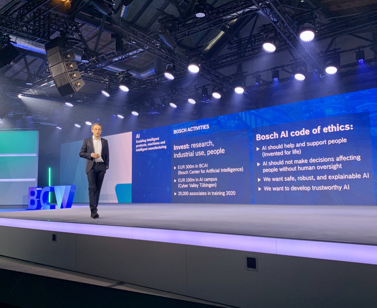 BoschPresse's tweet photo. #KI bei @BoschGlobal: 
✅ Bosch investiert 3️⃣0️⃣0️⃣ Mio. in
@Bosch_AI.
✅ Bosch investiert 1️⃣0️⃣0️⃣ Mio. in KI-Campus in Tübingen #CyberValley.
✅ Bosch macht 2️⃣0️⃣.0️⃣0️⃣0️⃣ 👥 fit für KI 📚. #LebenslangesLernen #BCW20 https://t.co/y1D6qyWfYF