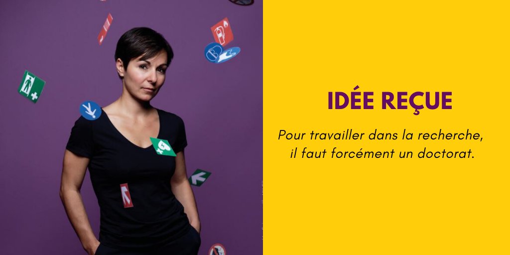 CNRSIdFSud's tweet photo. #IdéeReçue👉Pour travailler dans le milieu de la recherche, il faut forcément obtenir un #doctorat 🙅‍♀️🙅‍♂️

Découvrez la variété des métiers scientifiques avec les femmes #ScienceXXElles le 08 mars sur notre campus à @VilledeGif 

S'inscrire à la rencontre ➡️ https://t.co/vvMNvNZEx9 https://t.co/4TOxf27ift