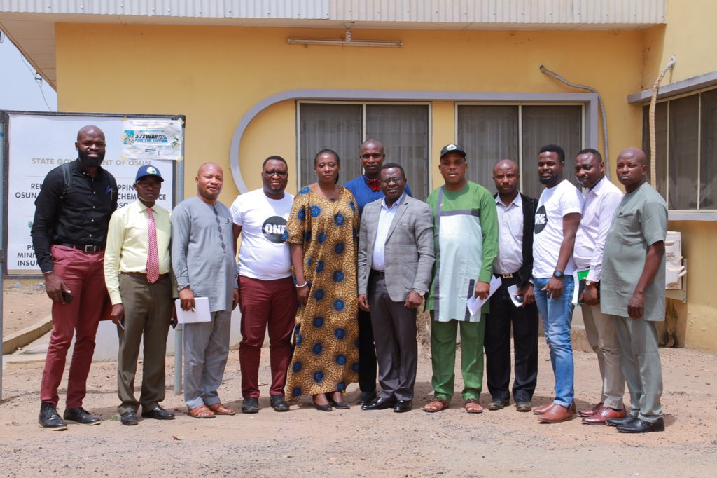 ONEinNigeria's tweet photo. Our journey to making sure #Huwemustwork in the #Osun has been productive. We had interesting deliberations at the Osun State Health Insurance Scheme and got insights into the innovative plans to make #Huwe work. #MakeNaijaStronger https://t.co/ehzlflJe6J