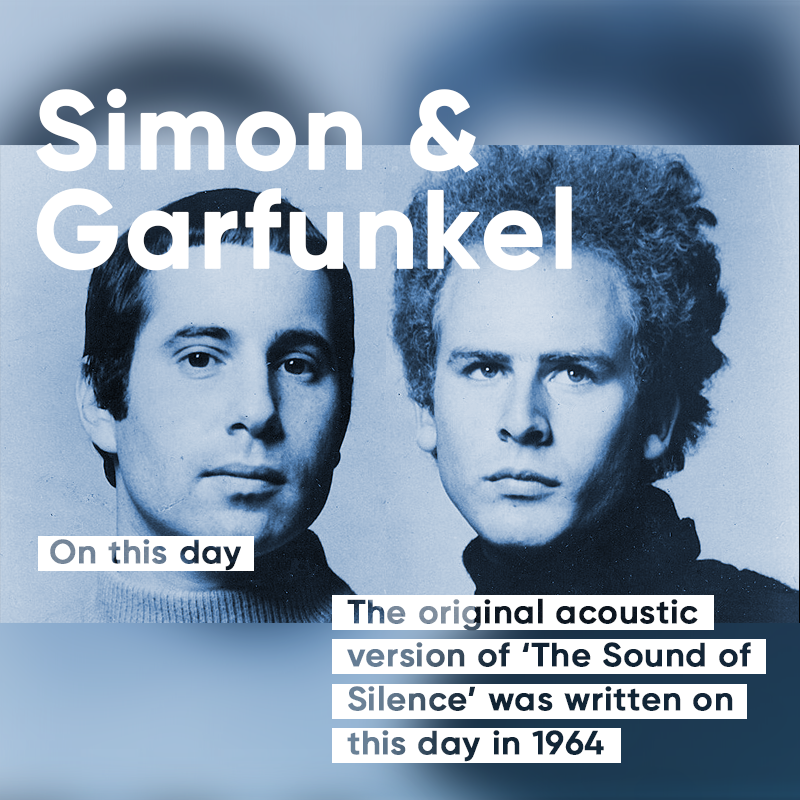 56 years ago today one of the most iconic musical duos, #SimonAndGarfunkel, finished writing the original acoustic version of 'The Sound of Silence'! 🤫

#WednesdayWisdom