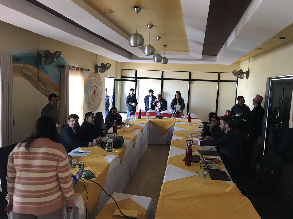 rvdmaden's tweet photo. Getting ready for the Consultation Meeting on the Nepal Cooperative Development Partnership Program, organised by @naccfl and @Agriterra. Good to see so many cooperative stakeholders participate! https://t.co/4O33yoQfrA