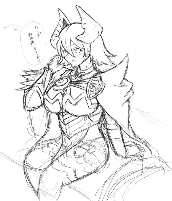 レーギャルン描いてます〜(仕事行くので途中だけど?)
下半身がまだまだだけどいい感じにいけてるかな?多分 
