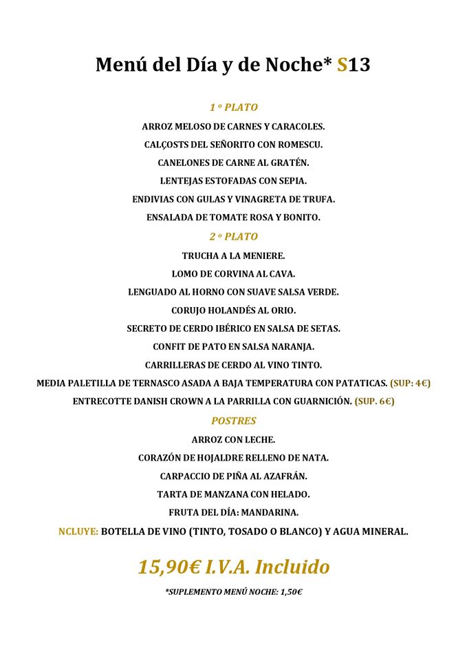 Salamero13's tweet photo. En #Restaurante #Salamero13 #Zaragoza te lo ponemos realmente fácil.
Disfruta de nuestro #menu semanal por 15,90€.
Te esperamos😋
☎ 876 64 25 05 ☎
*Durante la semana el menú puede estar sujeto a variaciones. https://t.co/TOQI73Z623