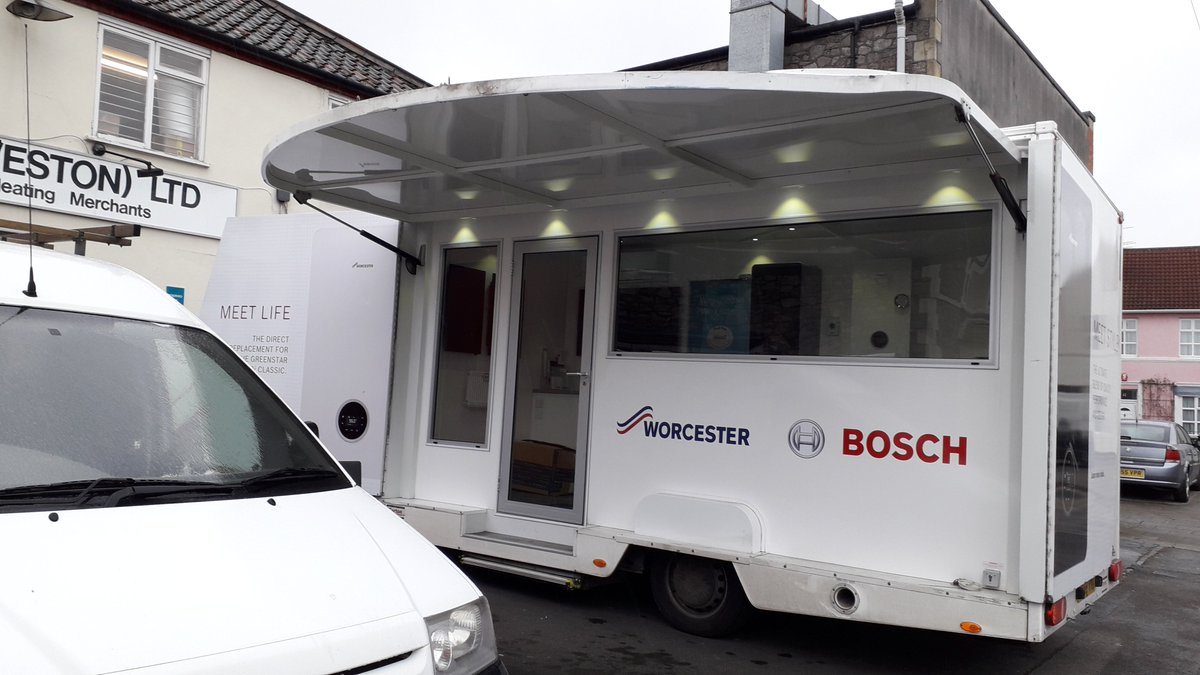 InfoWebbs's tweet photo. Come down this morning and Explore the Worcester Van, Meet Nathan and grab yourself a breakfast Roll @WorcesterBosch https://t.co/ULlGrbnyfm