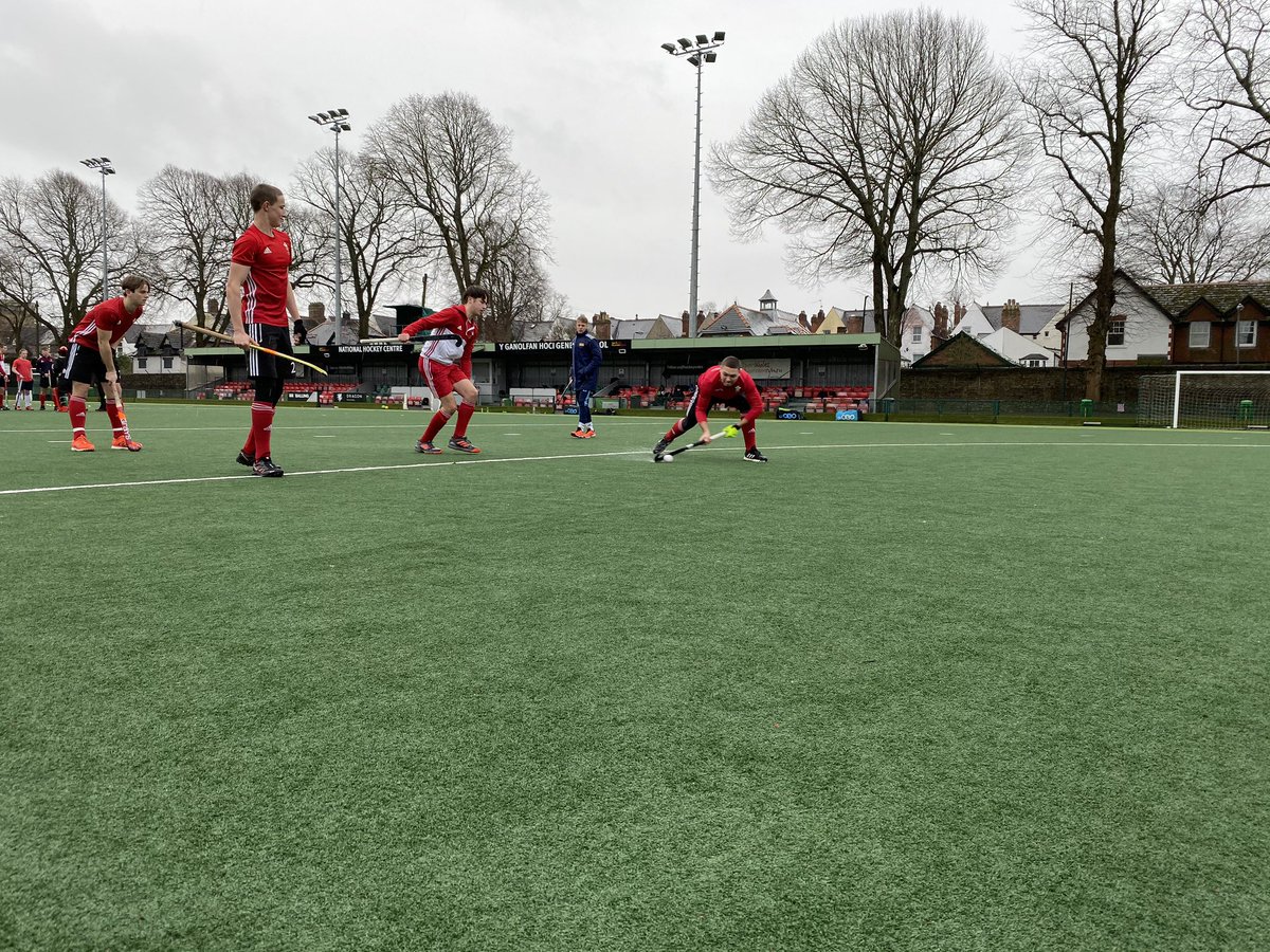 HockeyWales's tweet photo. The NAG Boys are on the pitch for their final day of their half term training camp. They have been putting in a big shift in preparation for their Scotland Test Series in Easter! #PlayingForTheDragon🐉 (JG) https://t.co/RKAXiM22ES