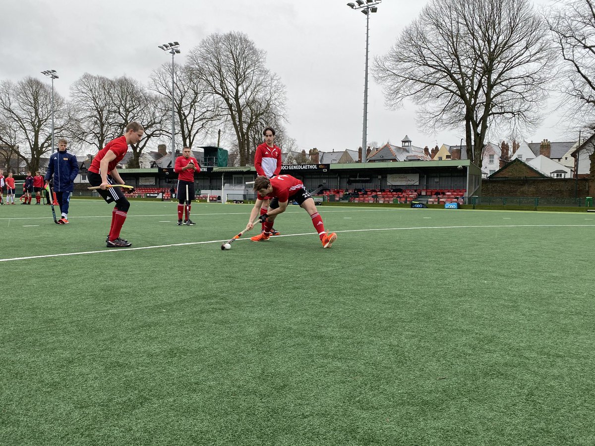 HockeyWales's tweet photo. The NAG Boys are on the pitch for their final day of their half term training camp. They have been putting in a big shift in preparation for their Scotland Test Series in Easter! #PlayingForTheDragon🐉 (JG) https://t.co/RKAXiM22ES