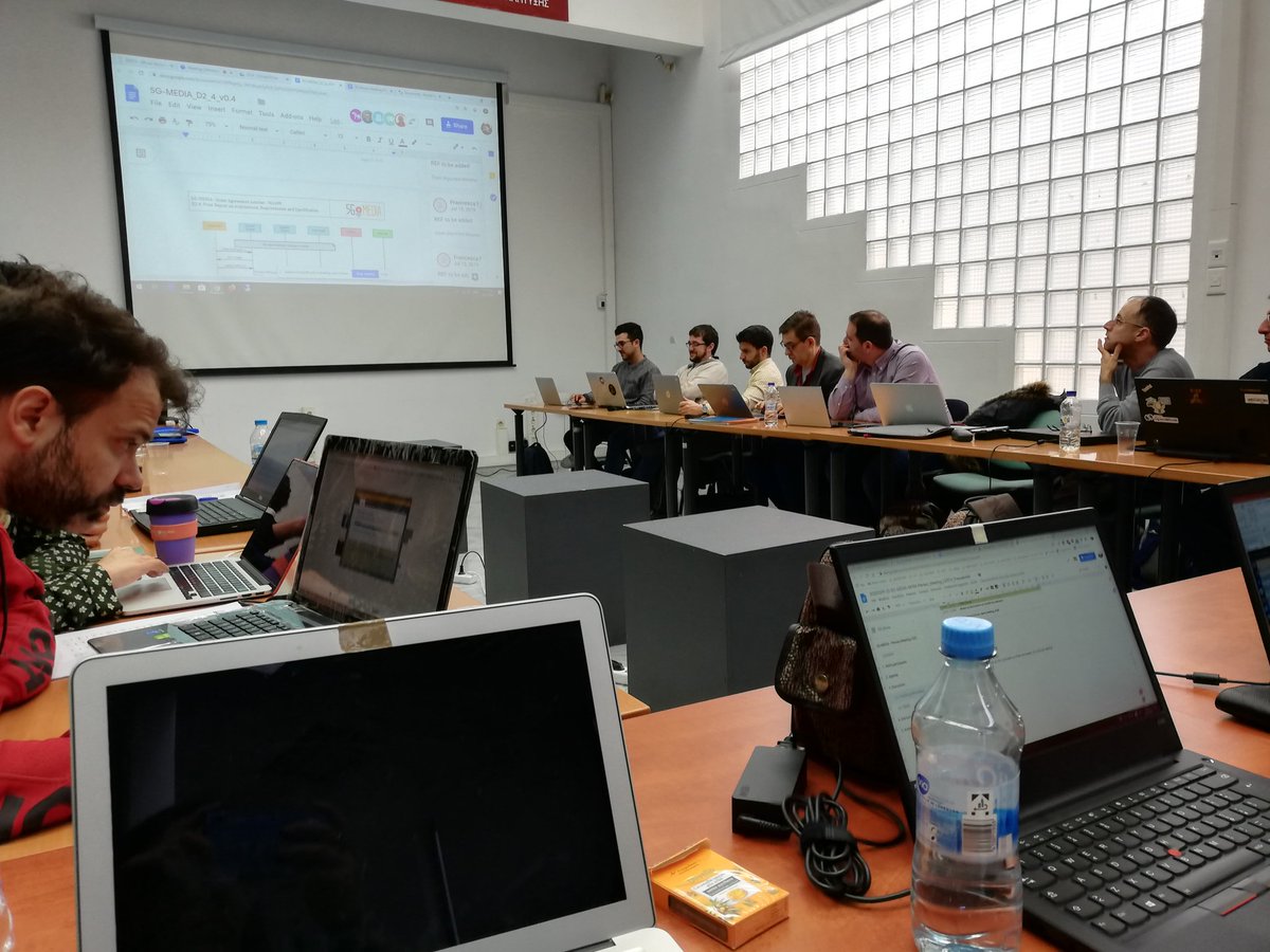 Our final plenary meeting started now <a href="/CERTHellas/">ΕΚΕΤΑ-CERTH</a> premises. <a href="/5GPPP/">5GPPP</a>