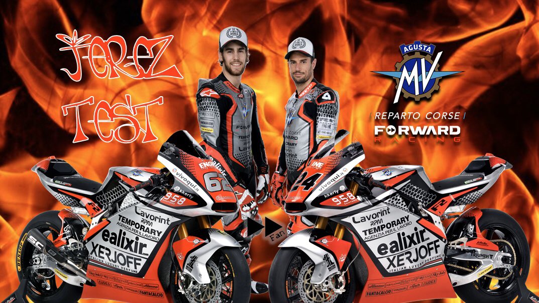 ForwardFan's tweet photo. At @circuitodejerez the first official test of 2020 begin ... #ForwardRiders are on π₯ !!
@ForwardRacingGP...#HaveANiceDay !! https://t.co/ojXShlnPWY