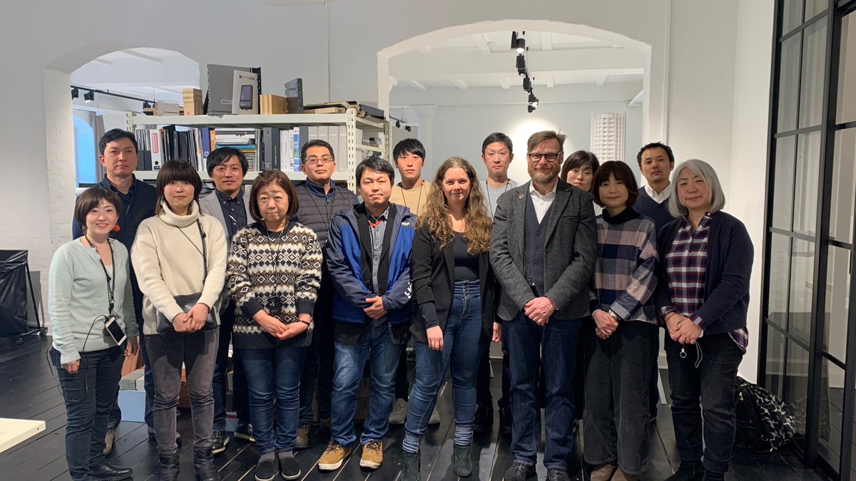 SangbergArch's tweet photo. Besøg fra Japan // Med verdens ældste befolkning har Japan et stort behov for seniorvenlige boliger. I går havde vi besøg af SS Architect design room. Sammen med Martin Wagner fra Tetris A/S fortalte vi dem blandt andet om Agorahaverne https://t.co/RHmu4epFq0 

#Agorahaverne https://t.co/CWnrcFrqZb