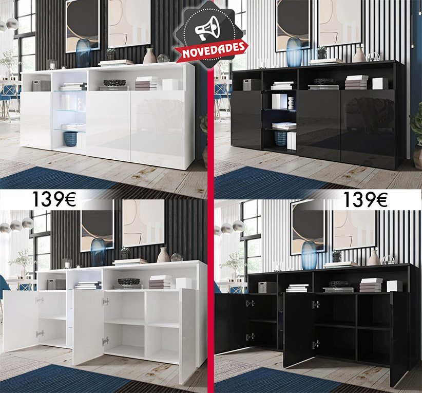 😃 ¡Novedades de última hora! ▶ Aparadores Clark y Nevada por solo 139€. Descúbrelos ahora:
mueblesbonitos.com/muebles-salon-…