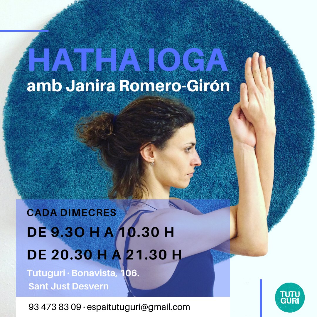espaitutuguri's tweet photo. 🐅 Comencem bé el dia de la mà de @janira_romero fent Hatha Ioga.

I l'acabarem igual igual de bé!
Vens?

#tutuguri #santjustmola #santjust 
 #esplugues #santfeliudellobregat #santjoandespi #cornella #baixllobregat  #ioga #hathaioga #conscienciacorporal #janiraromerogiron https://t.co/0b6iQhdulM