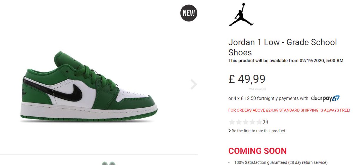 jordan 1 pine green footlocker