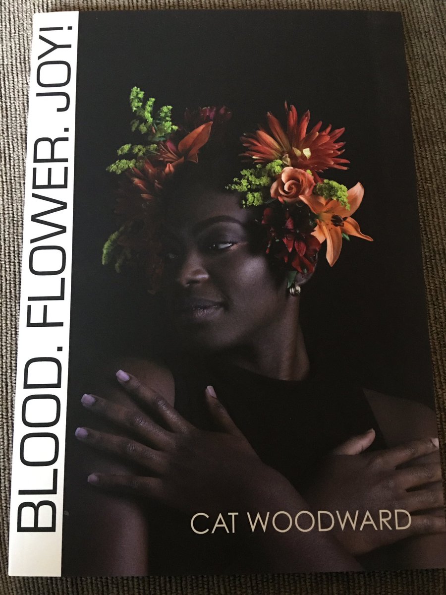 Blood. Flower. Joy! by  @cwoodwardpoetry is an organic, incantatory synthesis of voices ancestral and contemporary. Each poem is an earthy celebration and a woozy spell.  @KFandS_press