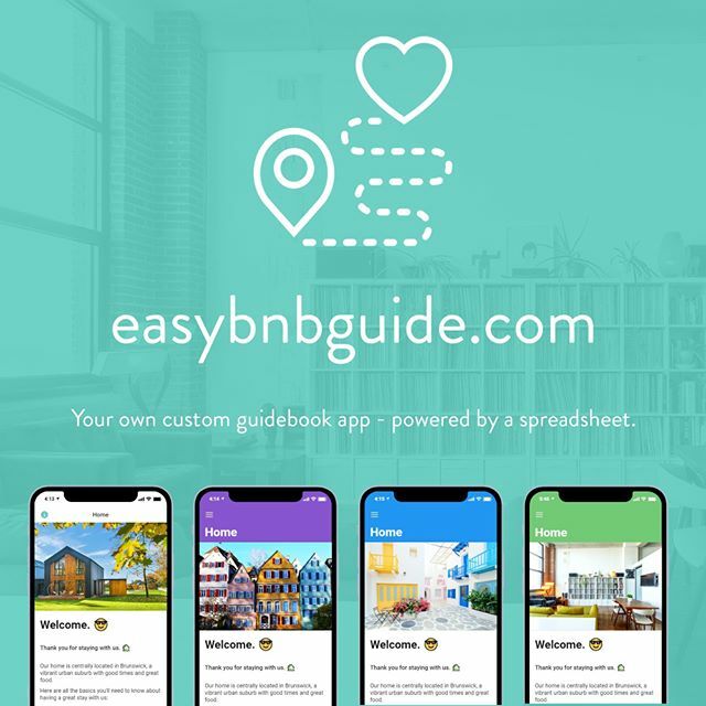 We are live! 💃🕺 Easy BnB Guide is the personalised guidebook app that's ultra affordable and awesome! Made by Hosts for Hosts, deliver your listing's vital details and amazing local recommendations to each Guest on their own phone. Plans start at $8/… ift.tt/38GBEUd