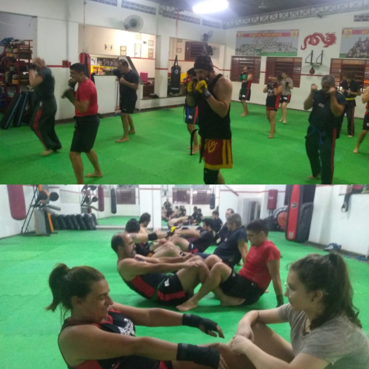 paimpacto's tweet photo. Treino pré carnaval de Kickboxing com a galera detonando na aula, parabéns a todos #impactosempre #familiaimpacto #fight #fighting #kickboxing #wgpkickboxing #wako #taekwondowtf #taekwondo #moodukkwan #martialartist #martialarts #martialartslife #vempraimpacto https://t.co/RV9cB1Dyuv