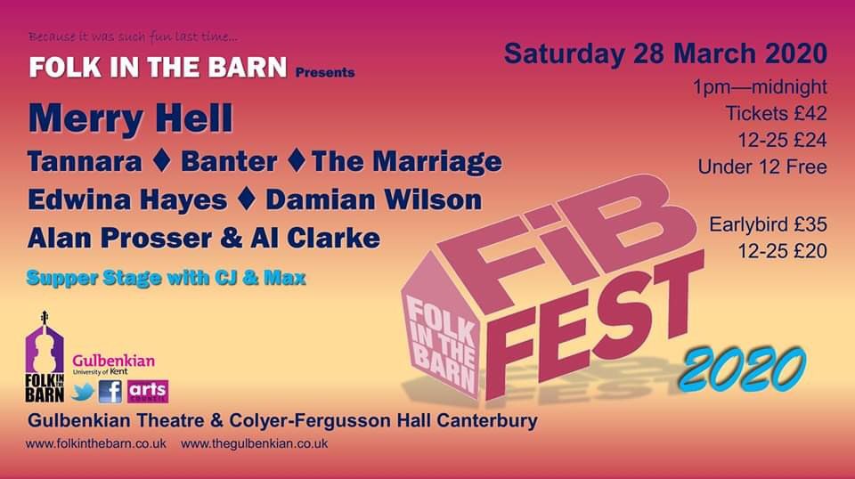 CommunityAd's tweet photo. #SaveTheDate

On Saturday 28th March it's time for FIBFEST 2020.  At @TheGulbenkian &amp; @ColyerFergusson Hall.

A whole afternoon and evening of the best contemporary and traditional roots music! 🎵🎶

@CJandMax @cjstrumsguitar

https://t.co/Pf6rvAQl6n 👈 more info https://t.co/M9KnxPojoN
