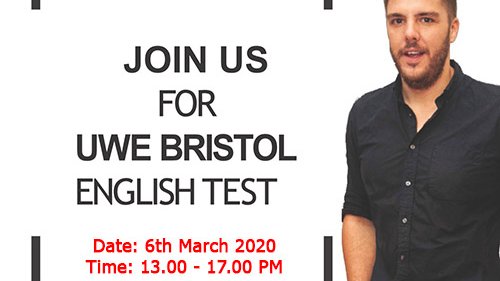 ISTUDYUK_TH's tweet photo. เหลือที่น���่งสอบ Internal English Test เพียง 1 ที่นะคะ สอบเข้าเรียนต่อปริญญาตรี และปริญญาโทที่ UWE Bristol ได้เลยค่ะ
สอบฟรีไม่เสียเงินนะคะ สมัครฟรีกับพี่ iStudyUK
ข้อมูลมหาลัย https://t.co/spVl5qClGU https://t.co/Rtjd9BnCVV